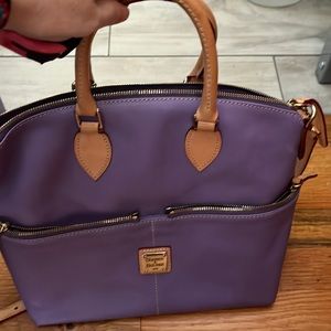 Purple dooney and bourke purse